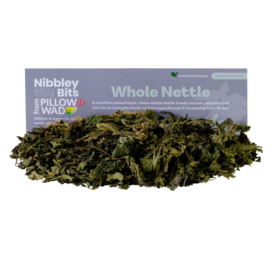 Whole Nettle for Pets by Pillow Wad - Natural Herb Treat for Immune Boost and Allergy Relief