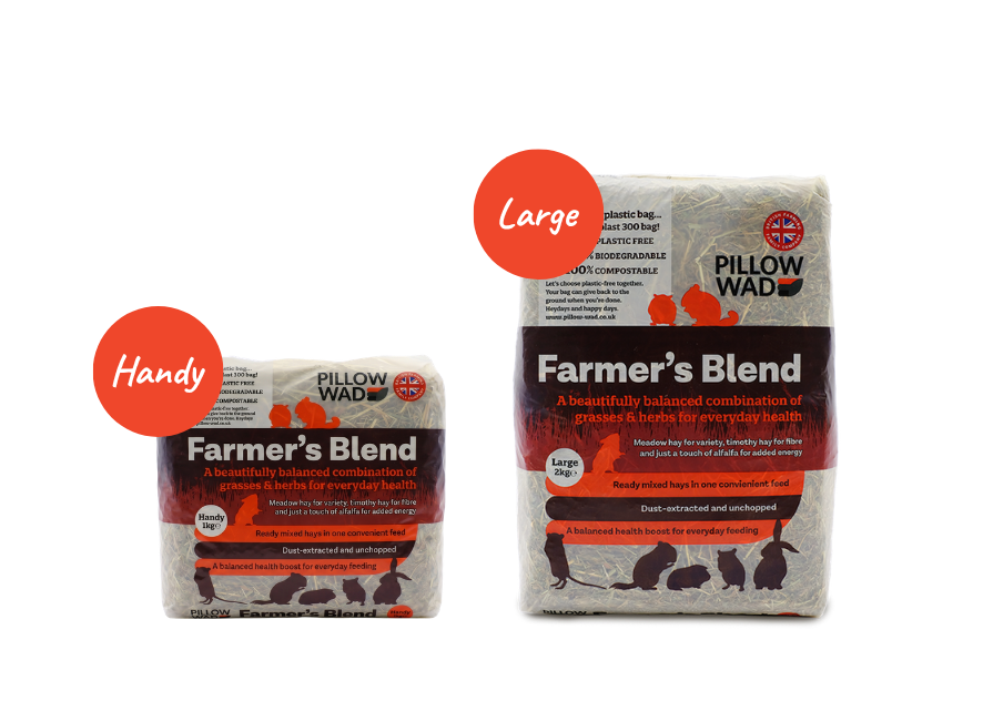Bag sizes of Farmer's Blend