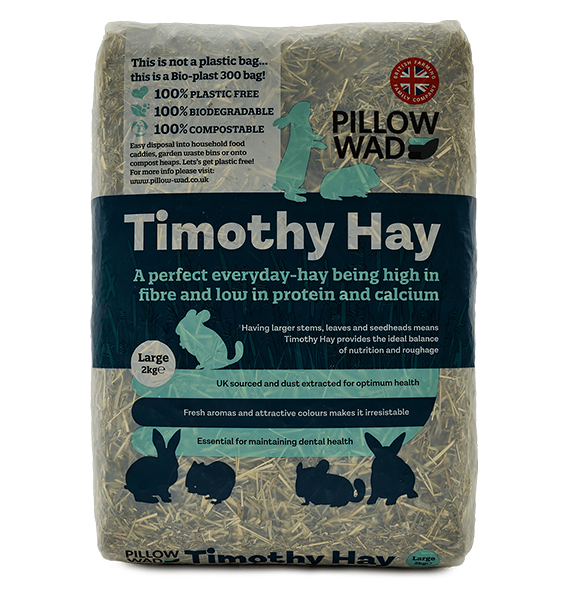 A bag of Pillow Wad Timothy Hay